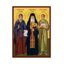 Άγιοι τρεις της Εύβοιας, Δαυίδ, Ιάκωβος Τσαλίκης, Ιωάννης Ρώσος